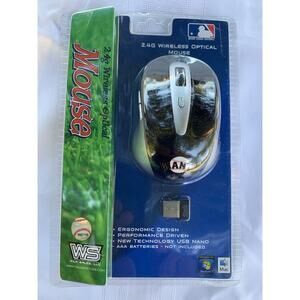 San Francisco Giants MLB Wireless Optical Mouse 2.4G Windows / Mac Baseball